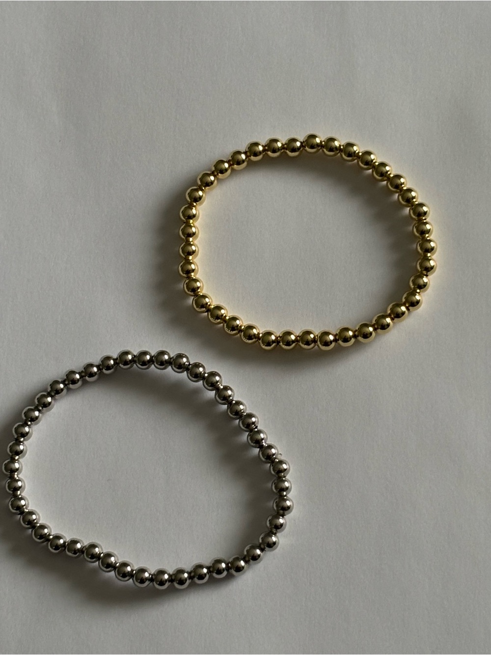 Stretchy beaded bracelets